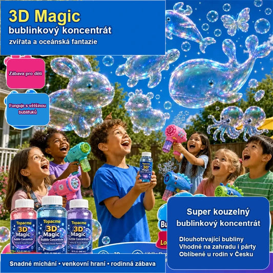 Topacme 3D Magic bublinkový koncentrát - česká verze